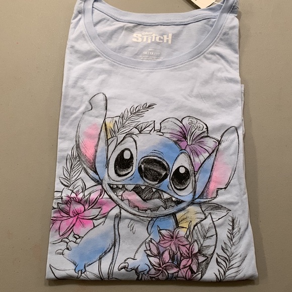 Disney Stitch Women’s plus size tee shirt NWT - Picture 2 of 4